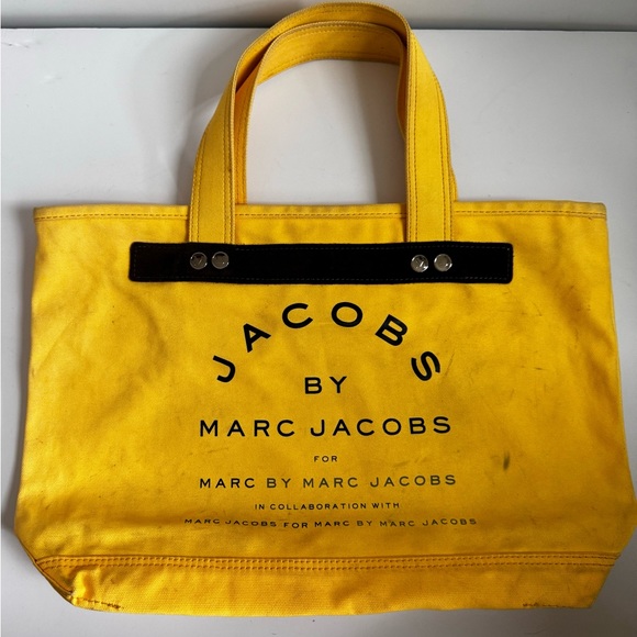 Marc Jacobs Yellow Canvas Tote - Picture 7 of 9